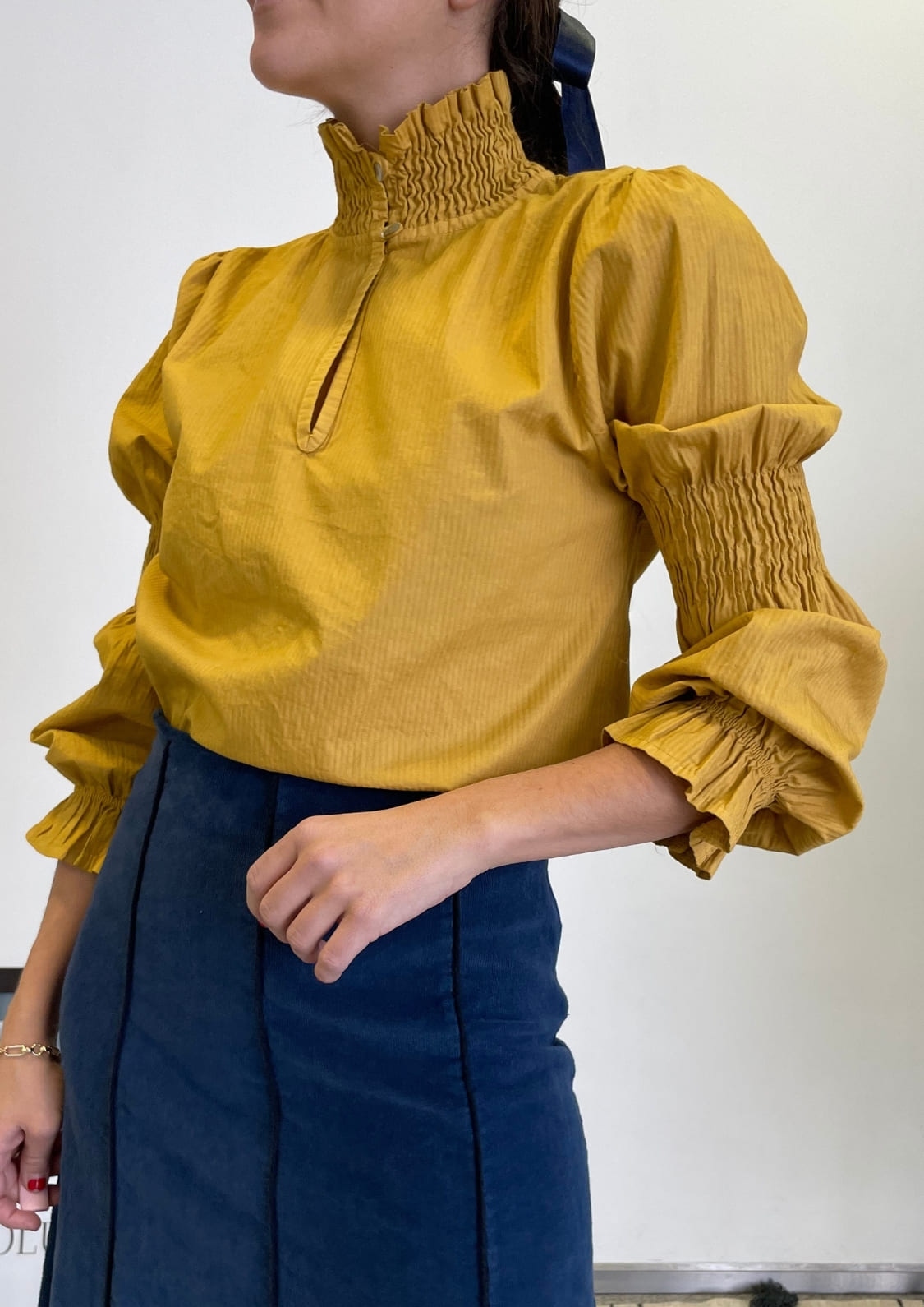 Blusa Sahara - Mostaza