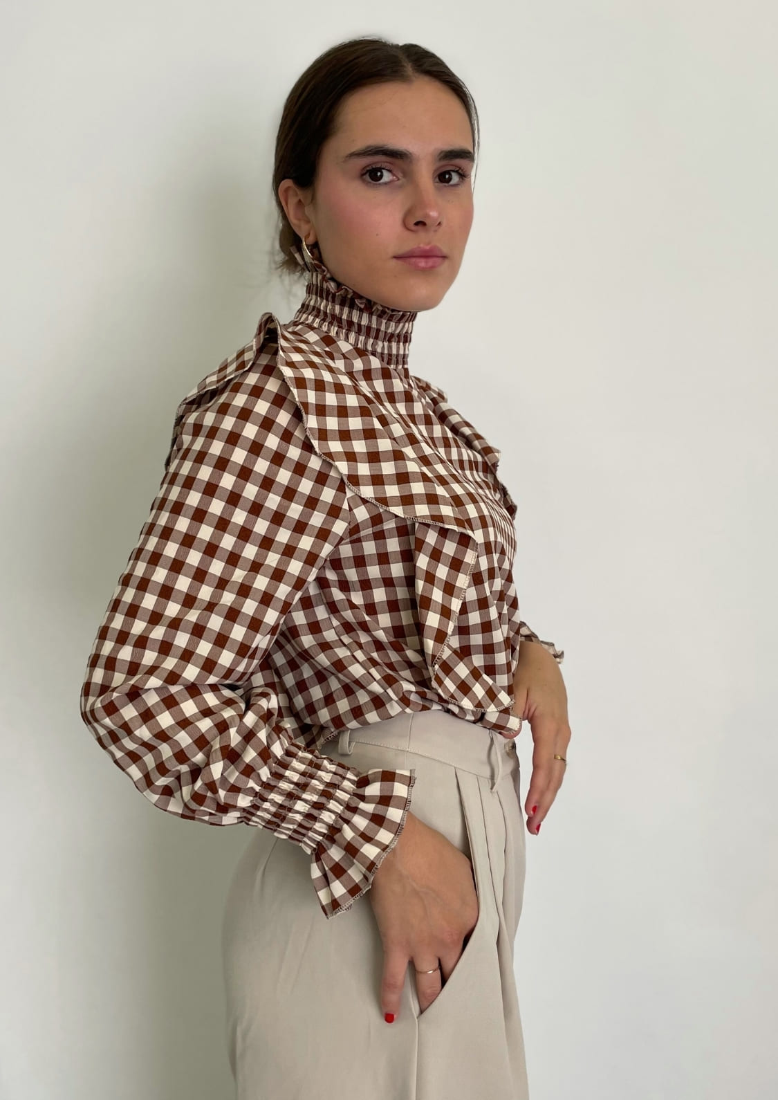 Blusa Bilbao - Marrón