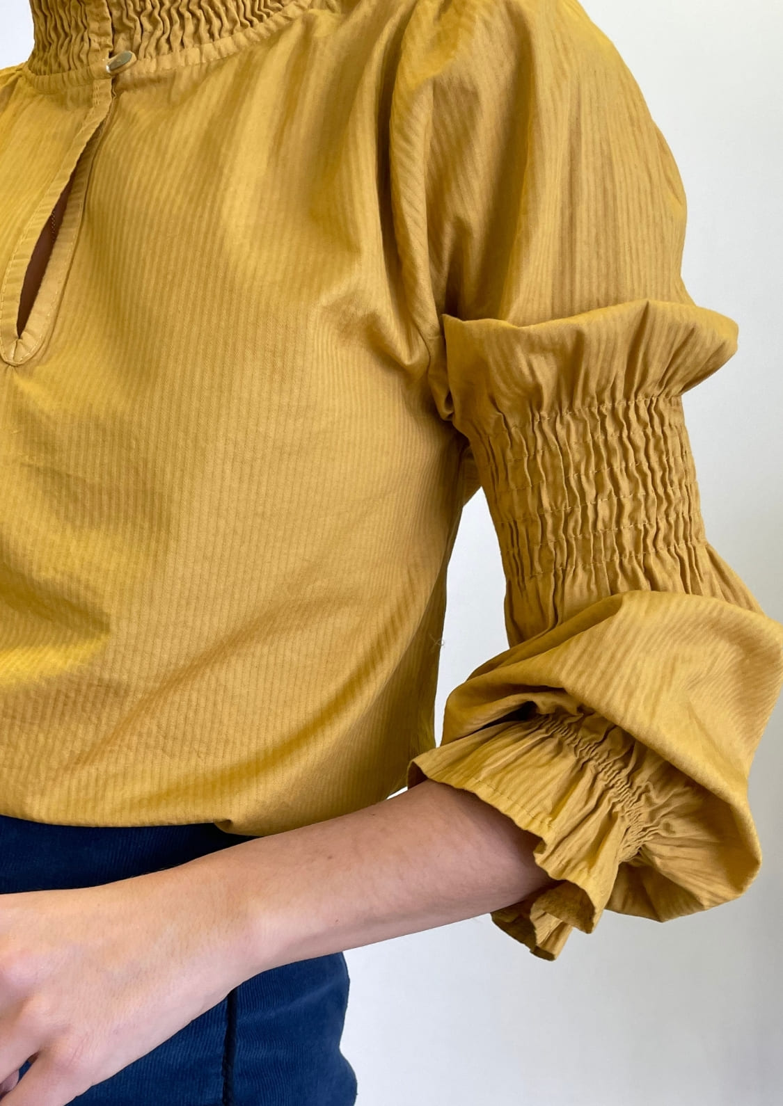 Blusa Sahara - Mostaza