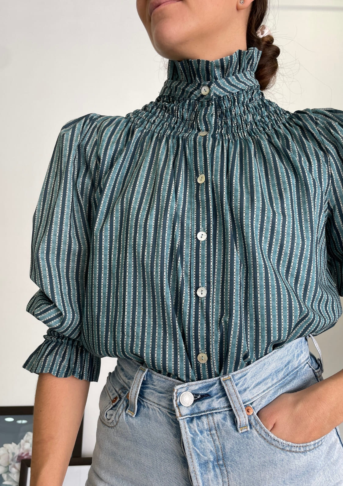Blusa Milán - Azul
