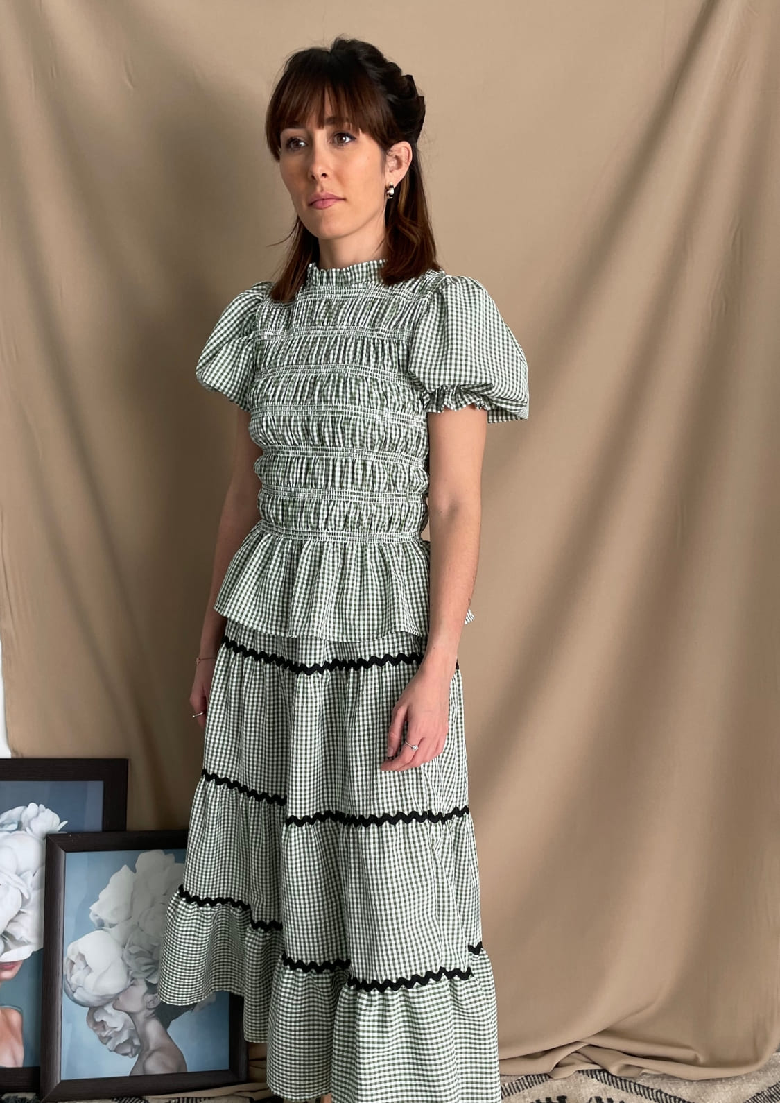 Conjunto Oporto manga corta - Verde Vichy