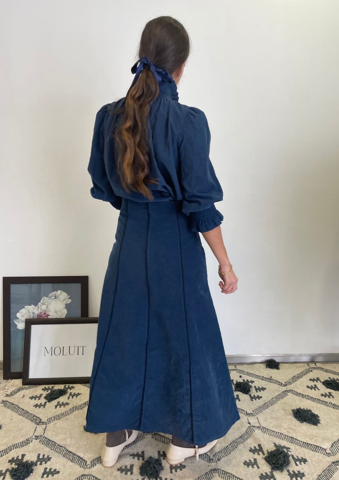 Falda Mesina - Azul marino