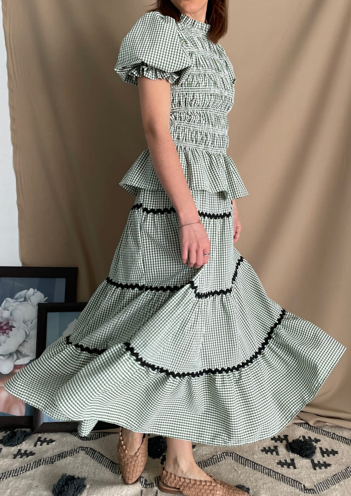 Conjunto Oporto manga corta - Verde Vichy