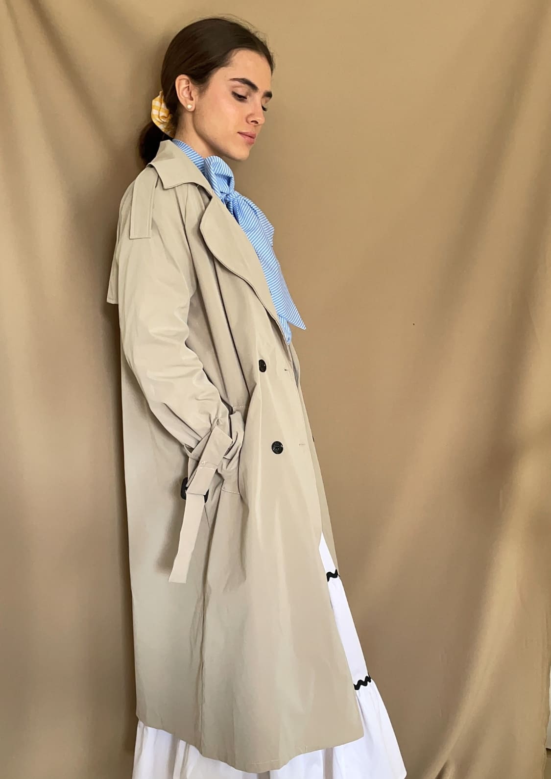 Gabardina beige
