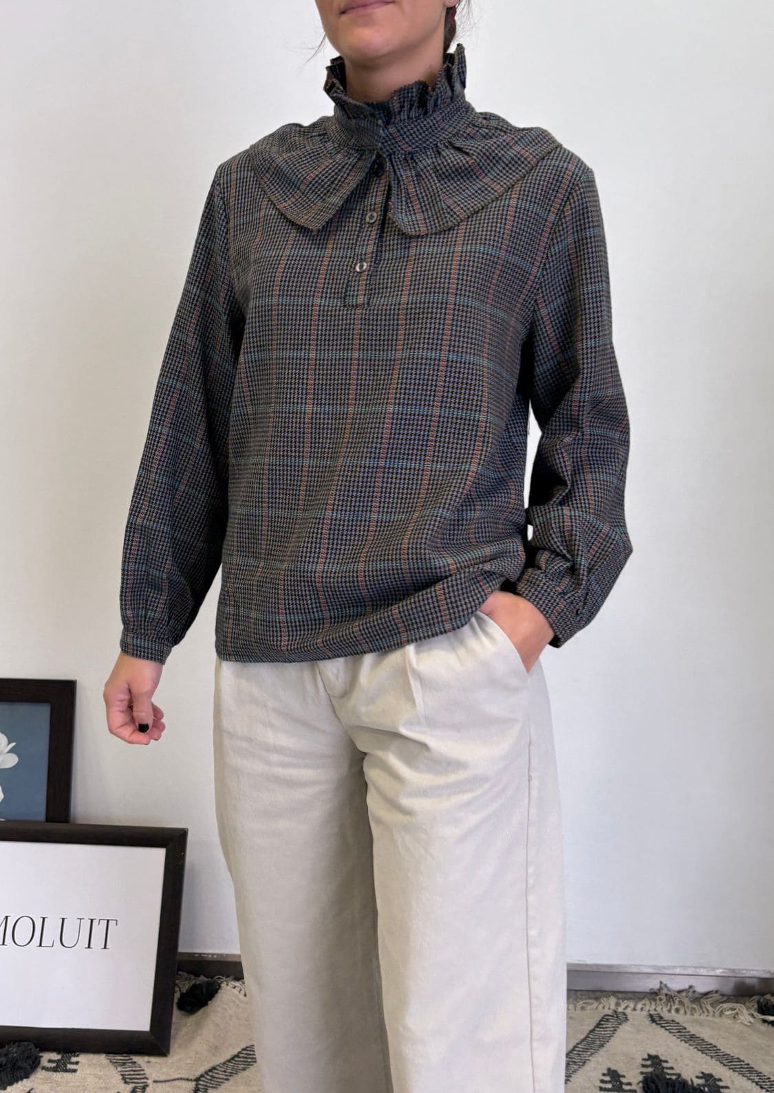 Blusa Balmoral - Gris