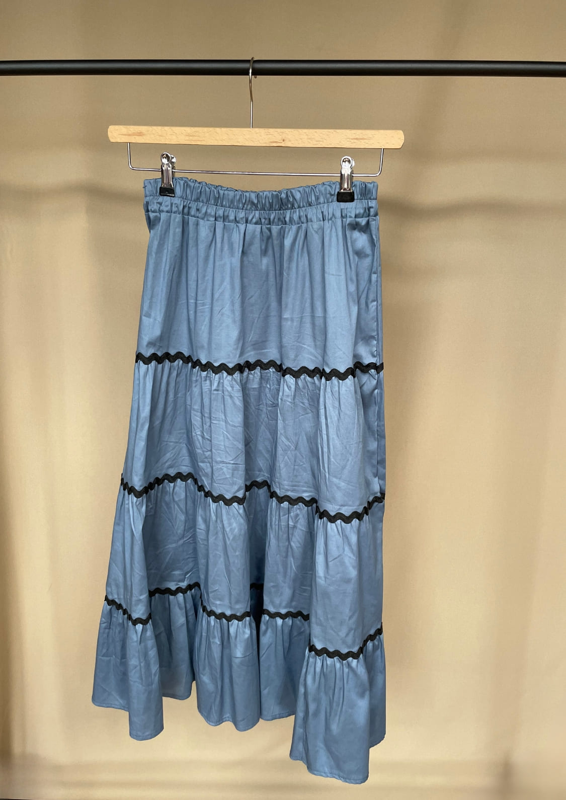 Falda Oporto - Azul Lisa