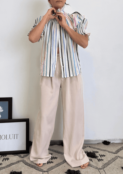 Blusa Milán - Arco iris Azul