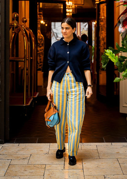 Pantalón Nube - Azul/Amarillo