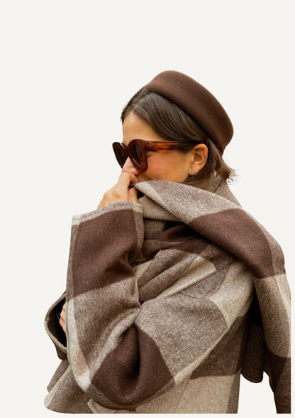 Casquete Mariana Marrón