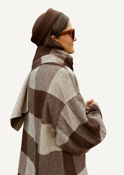 Casquete Mariana Marrón