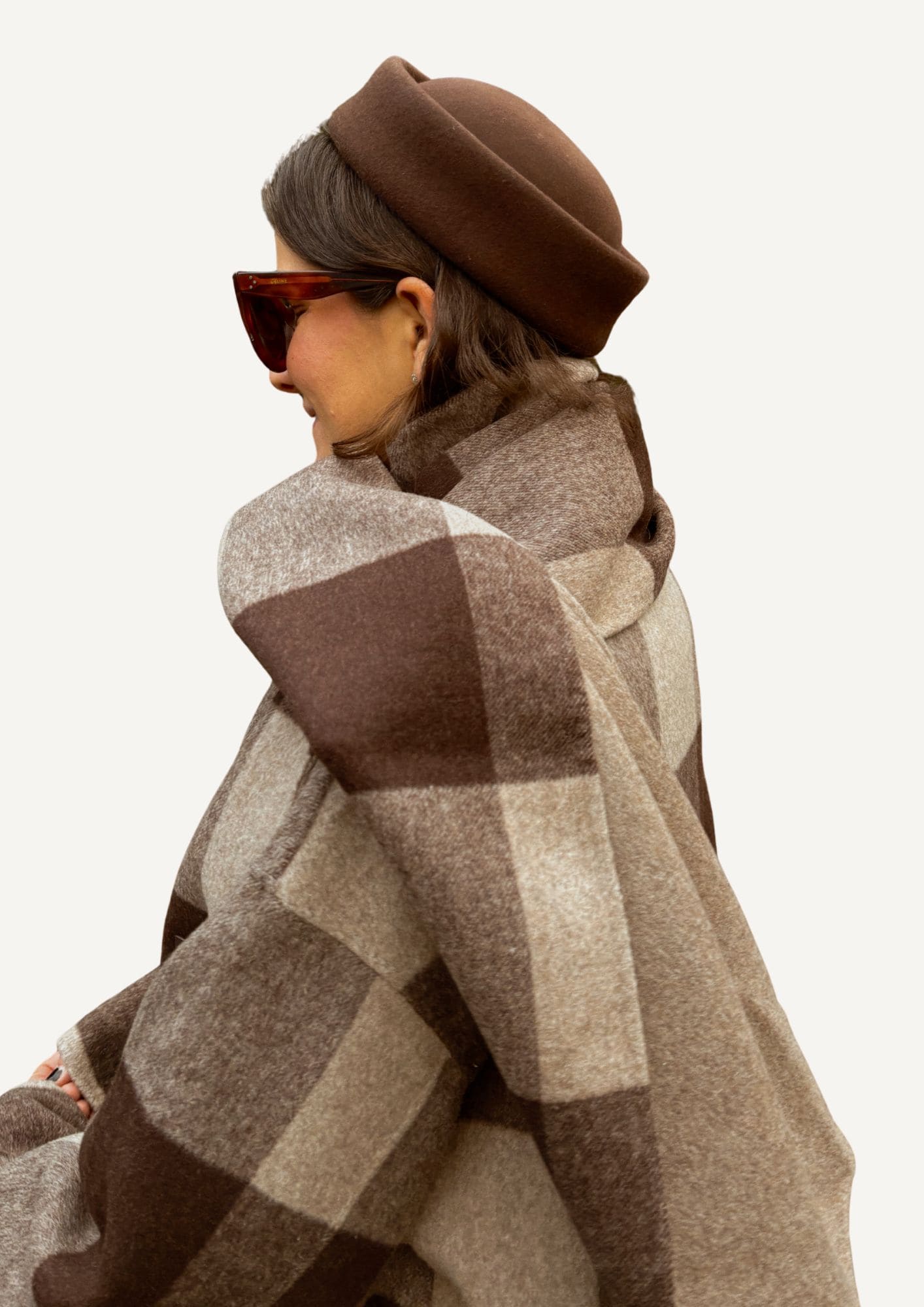 Casquete Mariana Marrón