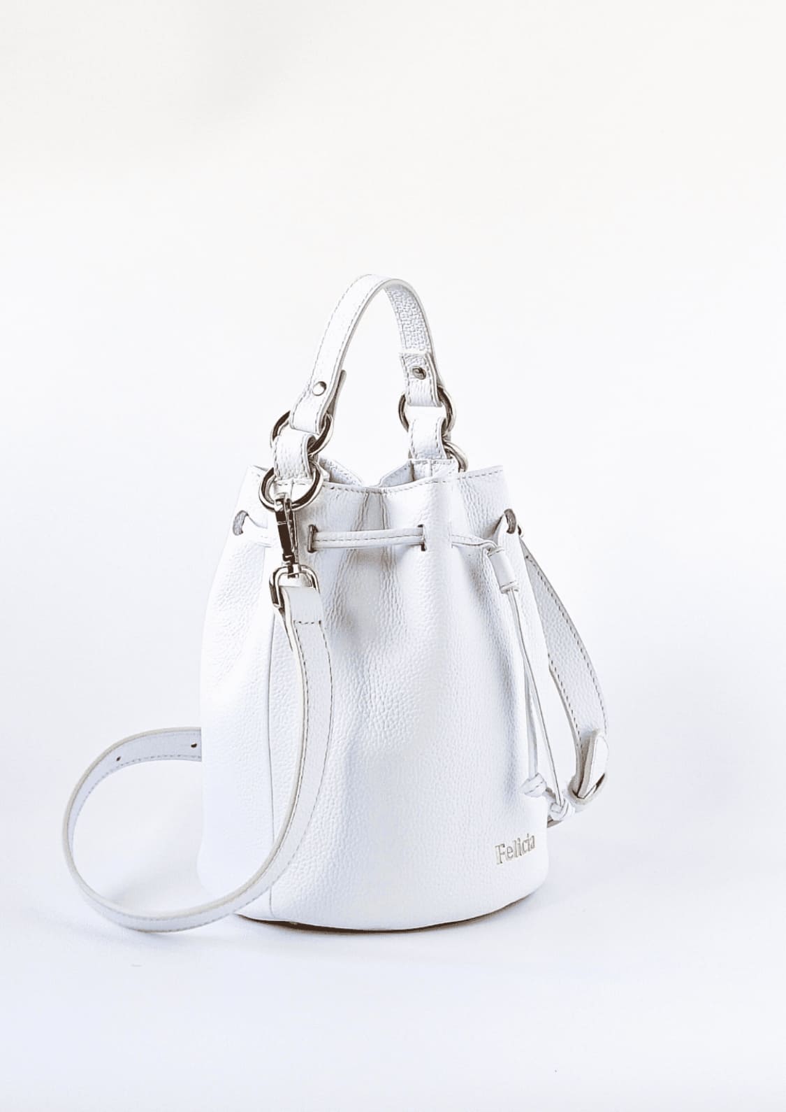 Bolso bombonera pequeño - Blanco