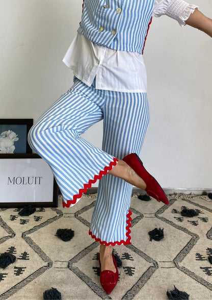Pantalón Faro - Azul Rayas