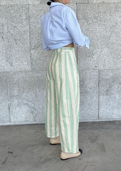 Pantalón Bloom - Verde/Beige