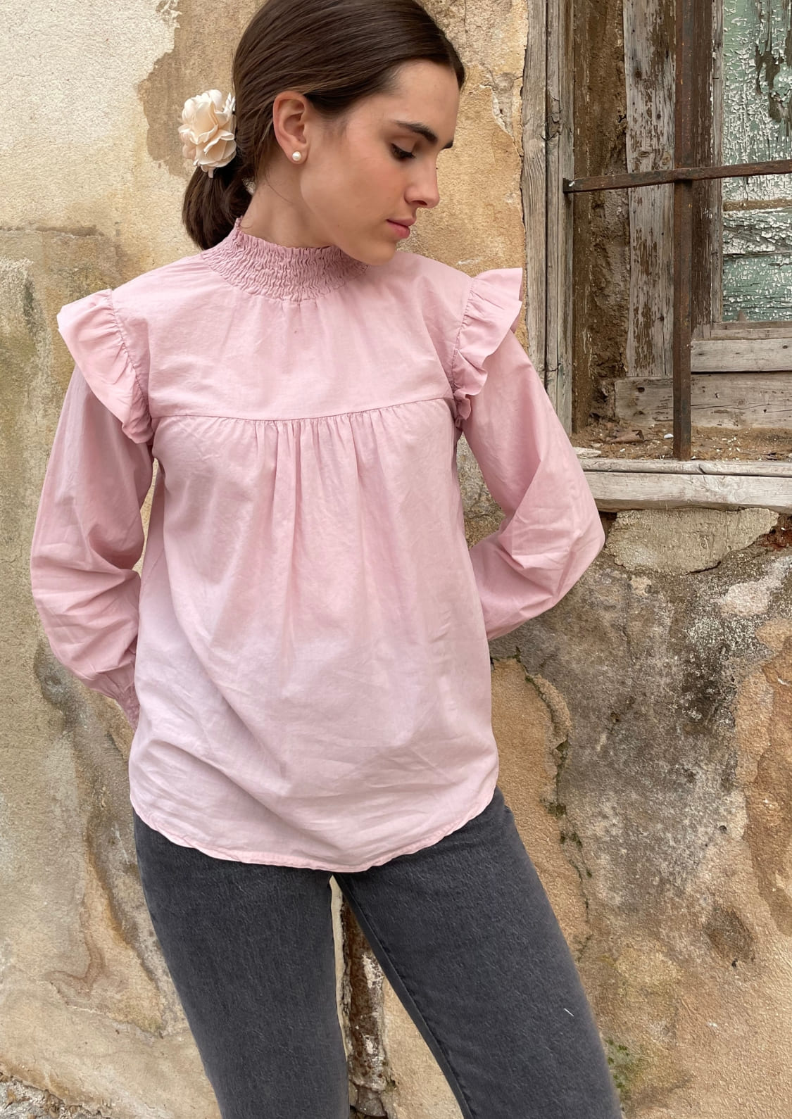 Blusa Alejandra - Rosa