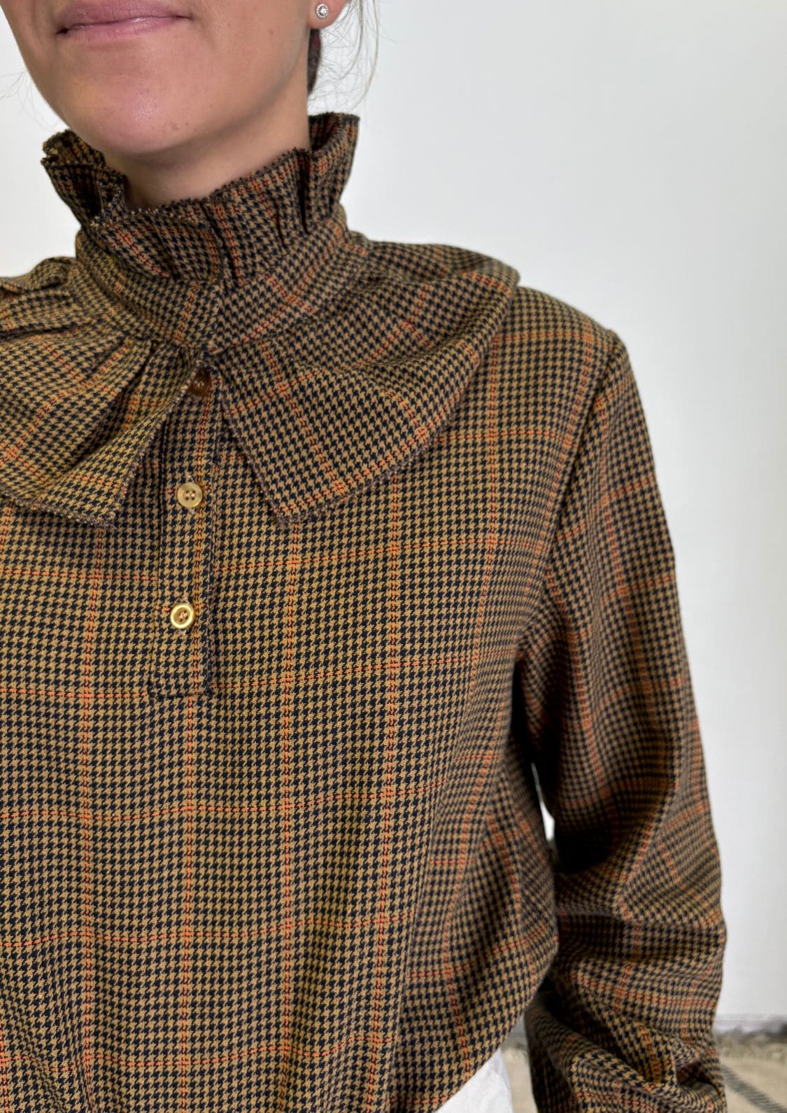 Blusa Balmoral - Mostaza