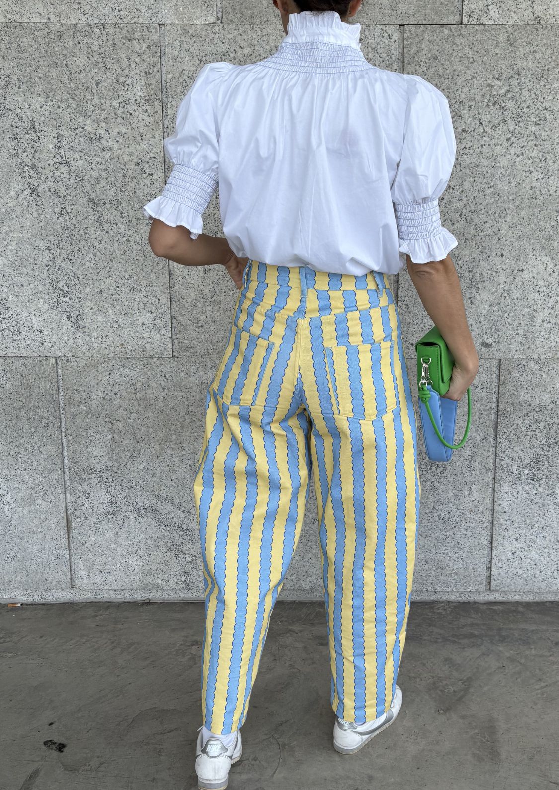 Pantalón Nube - Azul/Amarillo