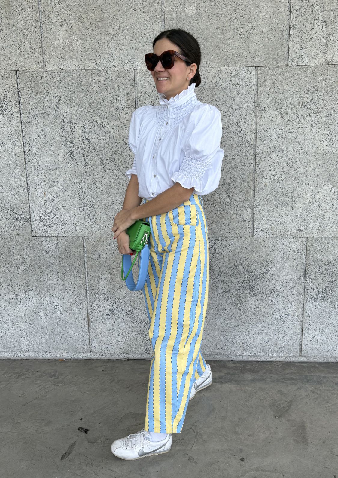 Pantalón Nube - Azul/Amarillo