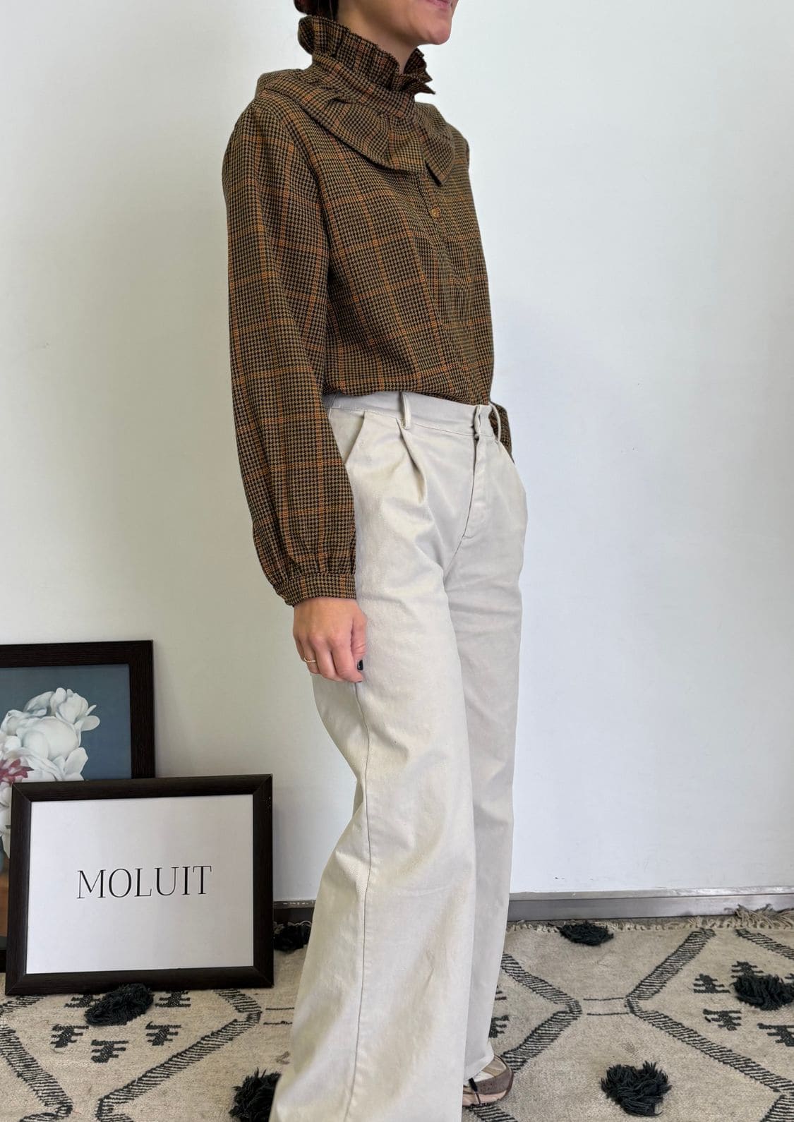 Blusa Balmoral - Mostaza