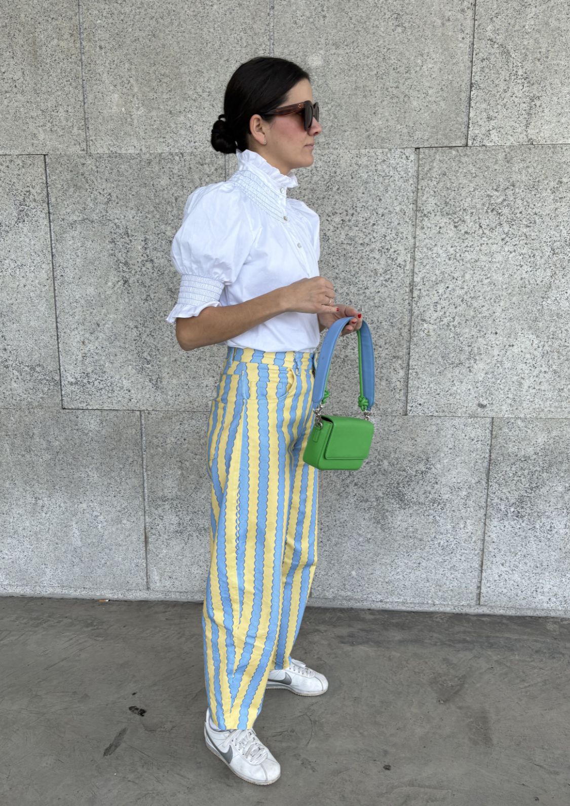 Pantalón Nube - Azul/Amarillo