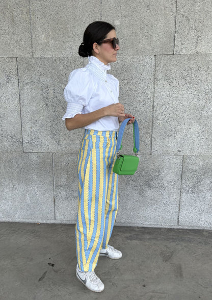 Pantalón Nube - Azul/Amarillo