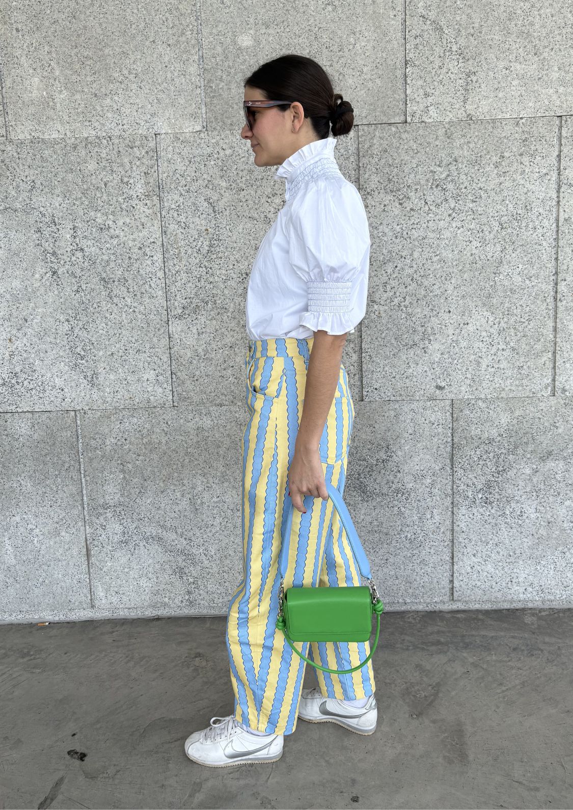 Pantalón Nube - Azul/Amarillo