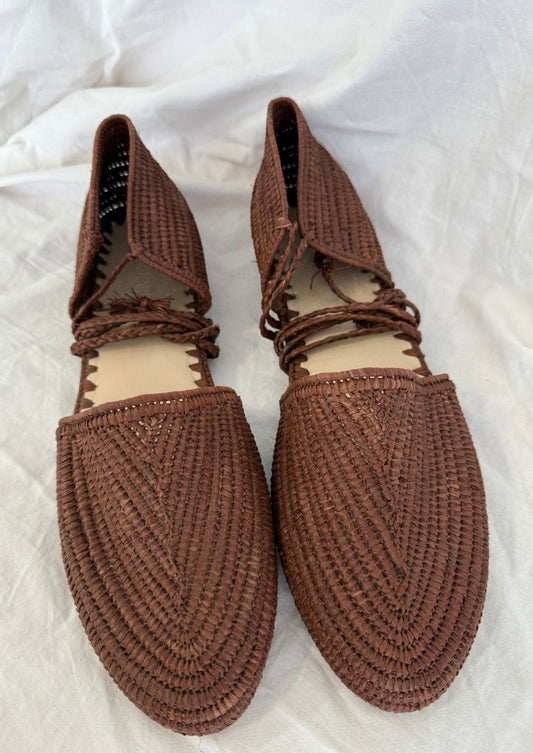 Zapato trenzado - Marrón