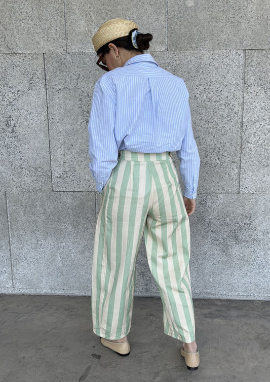 Pantalón Bloom - Verde/Beige