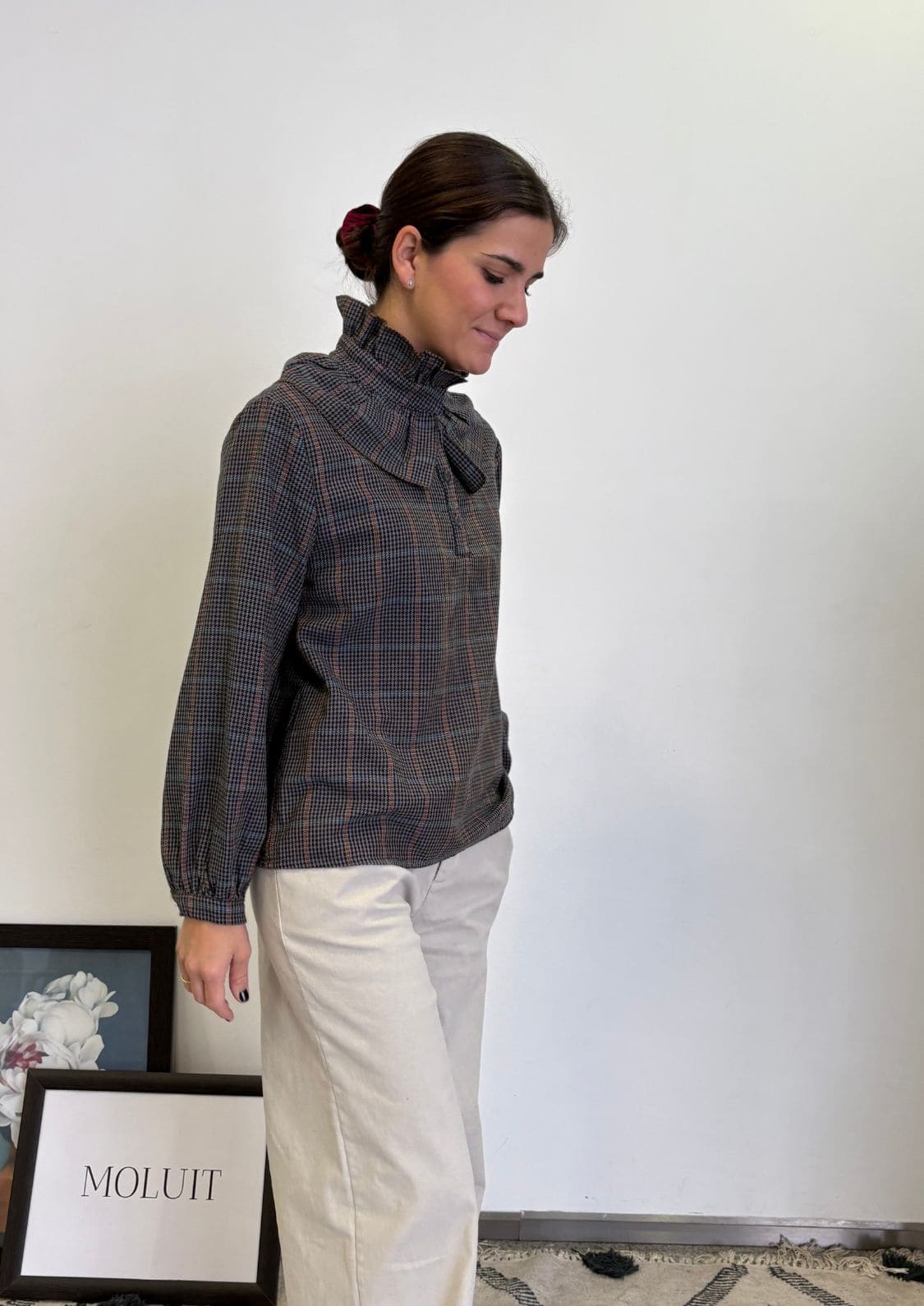 Blusa Balmoral - Gris