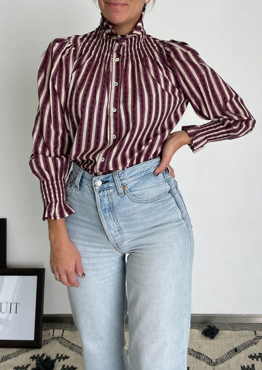 Blusa Milán - Berenjena