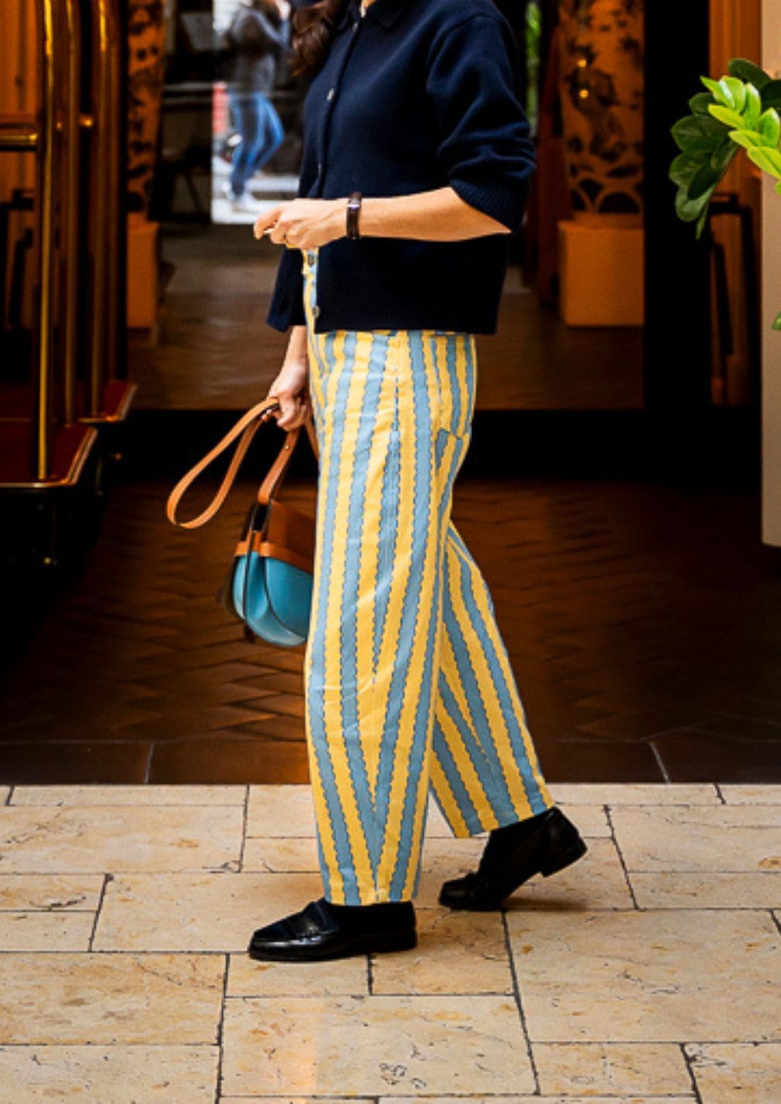 Pantalón Nube - Azul/Amarillo