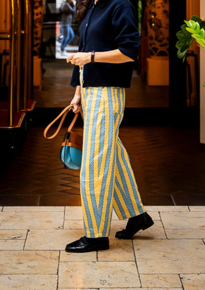 Pantalón Nube - Azul/Amarillo