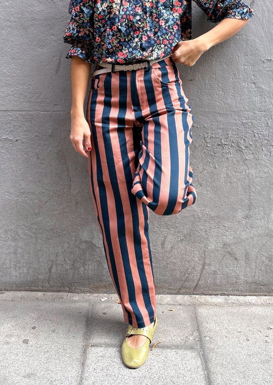 Pantalón Copenhague - Marino/Salmon