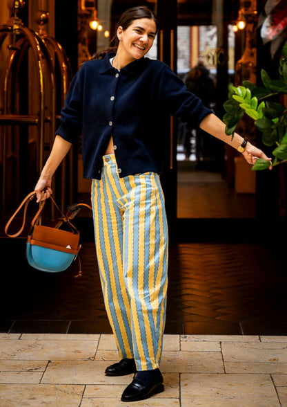 Pantalón Nube - Azul/Amarillo