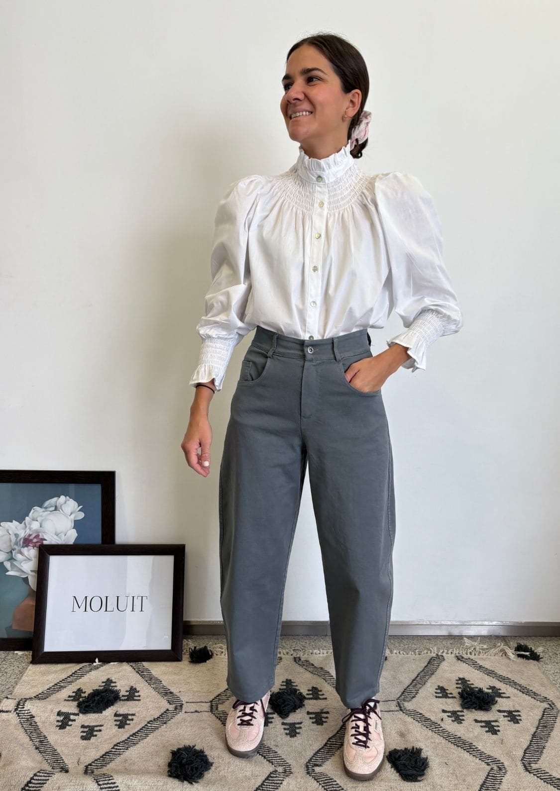 Blusa Milán - Blanco Manga larga