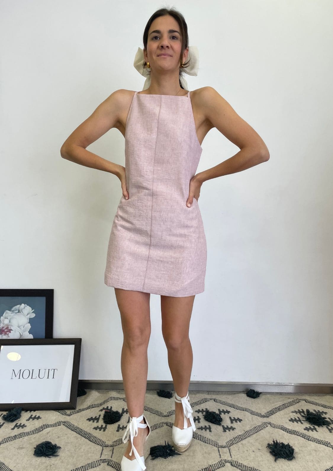 Vestido mini Juliette - Rosa