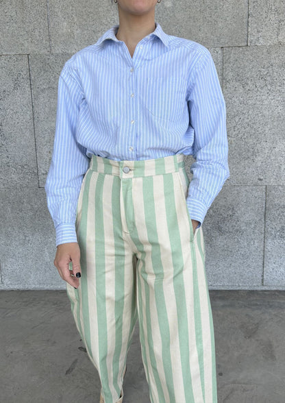 Pantalón Bloom - Verde/Beige