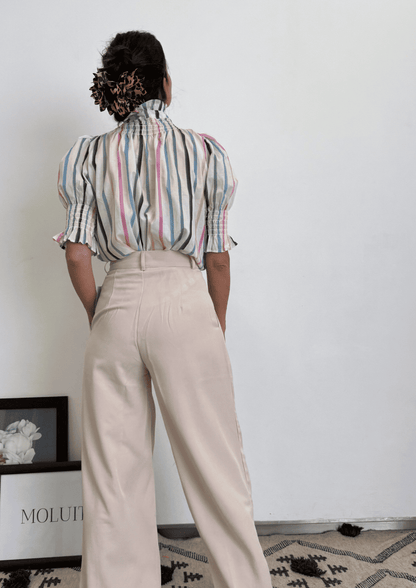 Blusa Milán - Arco iris Azul