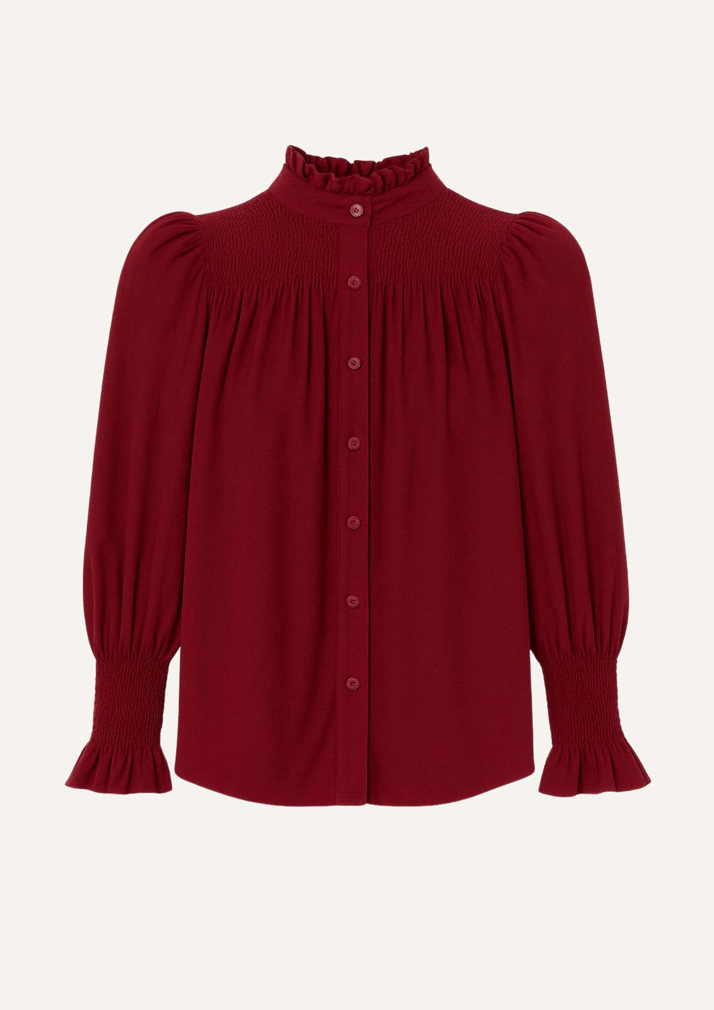 Blusa Milán - Burdeos