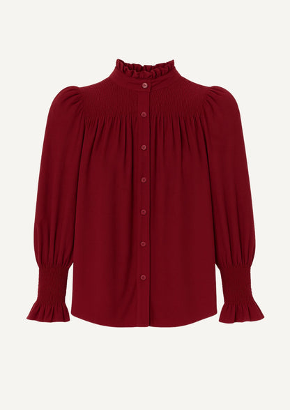 Blusa Milán - Burdeos